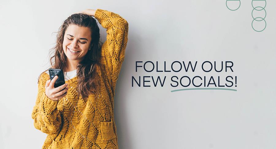 Follow our new socials